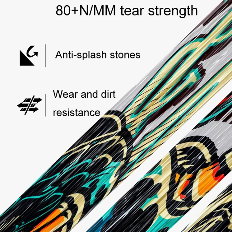 ENLEE E-2210 10pcs /Set Bicycle Jersey Stickers Mountain Bike Frame Protection Adhesive Tape, Model: Explosion - Image 8