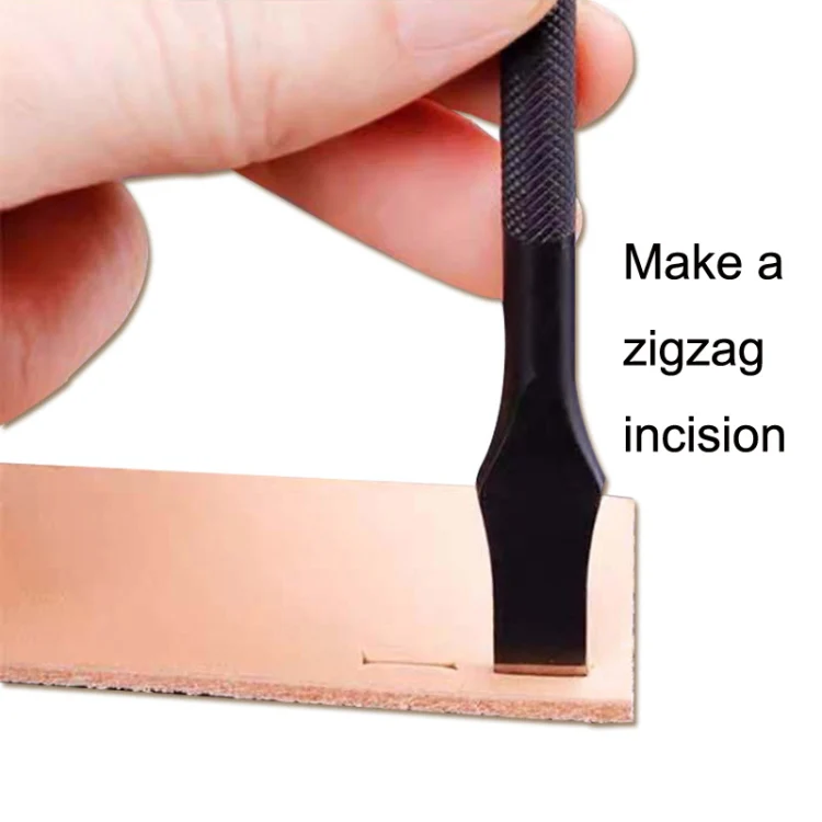 ER018 Card Position Cut Cowhide Leather Word Cut DIY Tool, Size: 5mm - Image 6