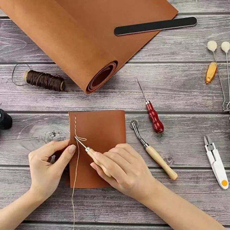 ER103 28 In 1 Handmade Leather DIY Tool Set Sewing Craft Tool Set - Image 5