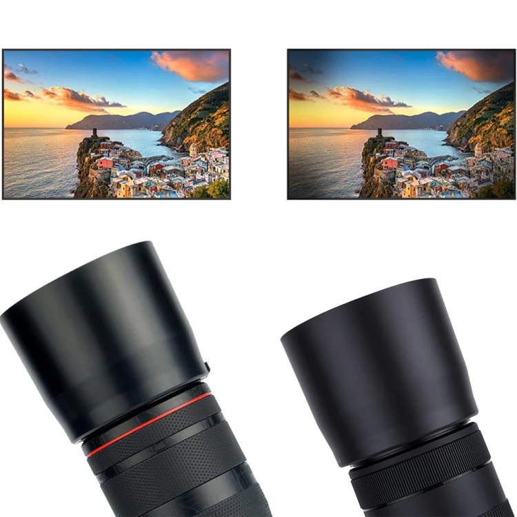 ET-74B Lens Hood Shade for Canon EF 70-300mm F4-5.6 IS II USM Lens - Image 6