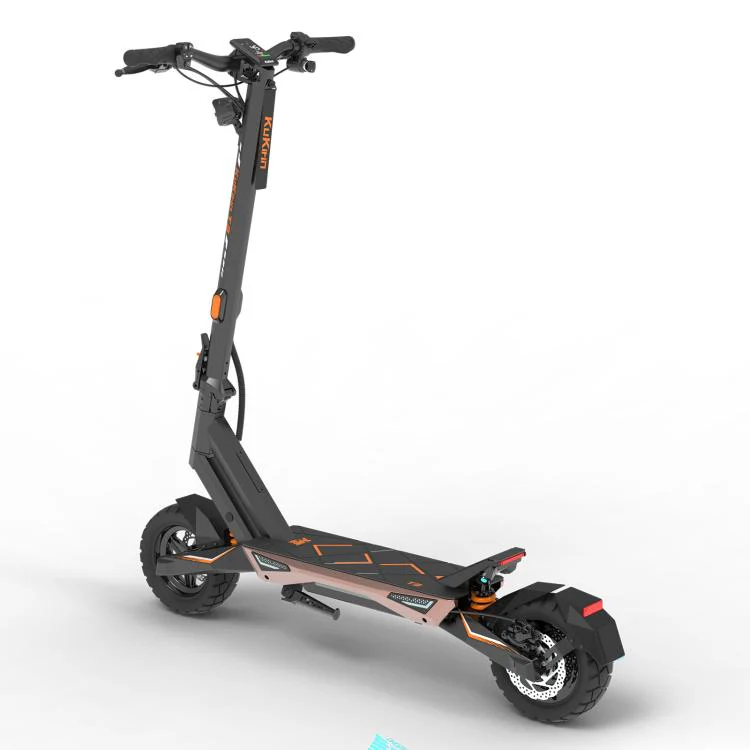 [EU Warehouse] Kukirin T3 800W 45km/h Max Speed Folding Electric Scooter with 10 inch Vacuum Tires & 14-Light System, EU Plug(Black) - Image 3