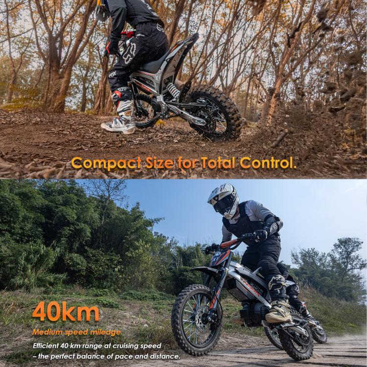 [EU Warehouse] Kukirin X1 1000W 50km/h Max Speed Electric Off-road Motorcycle with 14-inch Front / 12-inch Rear Tires, EU Plug - Image 11