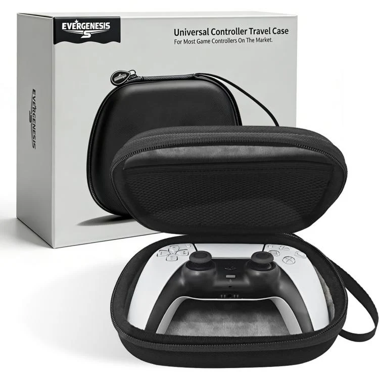 EVERGENESIS Pro 2 Universal Game Controller Storage Case Hard-Shell EVA Accessory Bag(Black) - Image 7