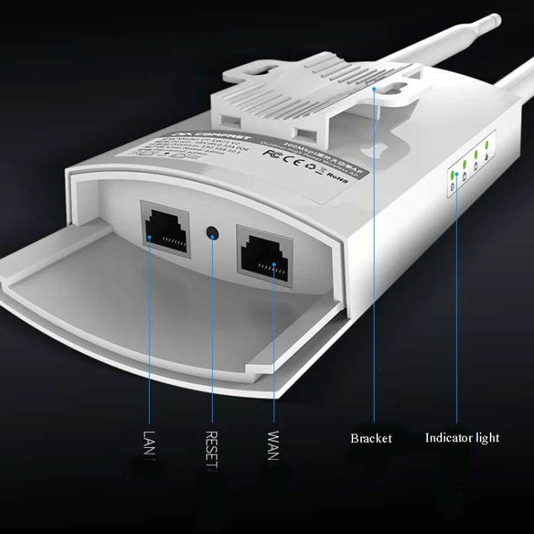 EW72 1200Mbps Comfast Outdoor High-Power Wireless Coverage AP Router(UK Plug) - Image 5