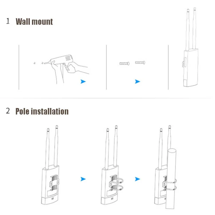 EW72 1200Mbps Comfast Outdoor High-Power Wireless Coverage AP Router(US Plug) - Image 8