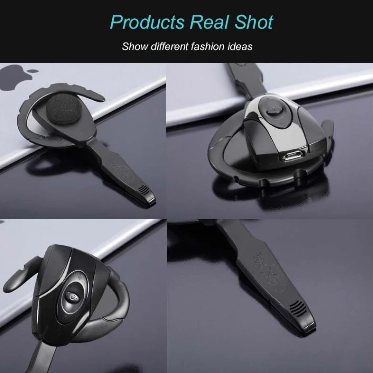 ex-01 Bluetooth 4.1 Business Hanging Ear Bluetooth Earphone(Black) - Image 4