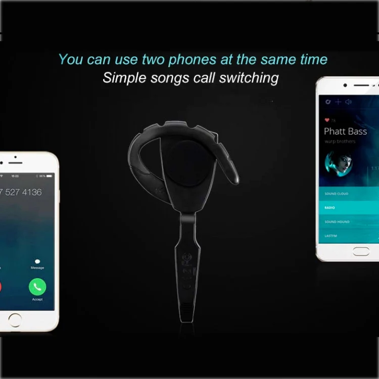 ex-01 Bluetooth 4.1 Business Hanging Ear Bluetooth Earphone(Black) - Image 7