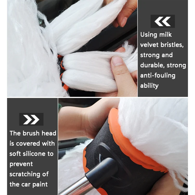 Extended Telescopic Soft Wool Car Washing Mop, Size: 125cm - Image 4