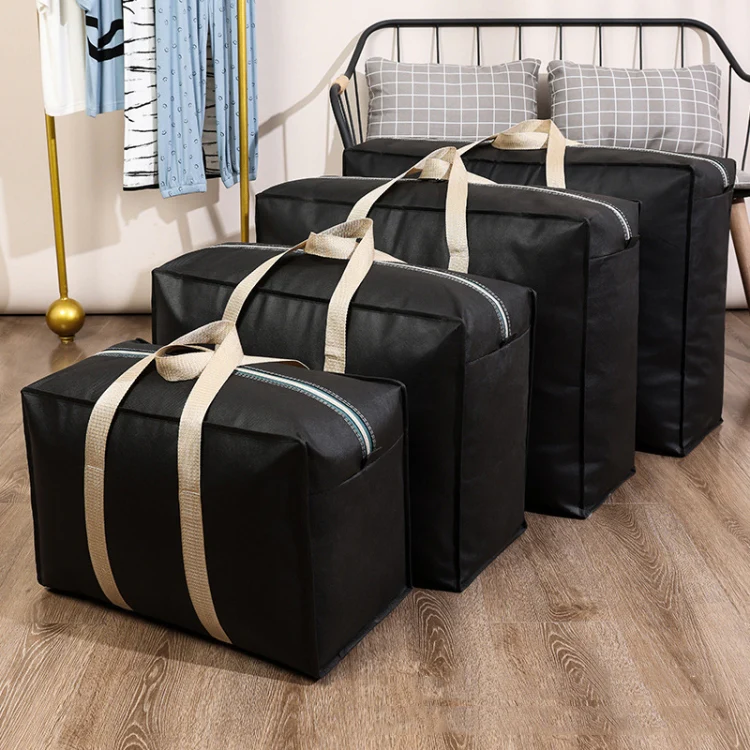 Extra Large Moving Bags Storage Totes Bag Travel Duffle Bag 58 x 40 x 25cm(Tibetan Cyan) - Image 2