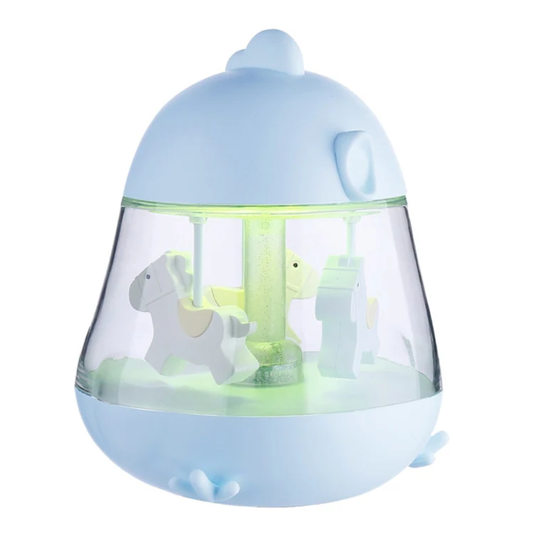 F10 Carousel Music Atmosphere Night Light Sleep Table Lamp(Blue) - Image 2