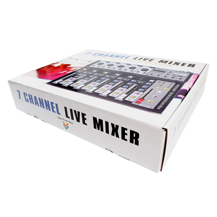 F4 4-Channel Multi-function Professional Bluetooth Live Streaming Mixer, Plug Type:UK Plug(Black) - Image 12