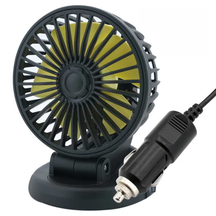 F409 Car Fan General Car Shaking Head Fan(Cigarette Lighter Port 12V)