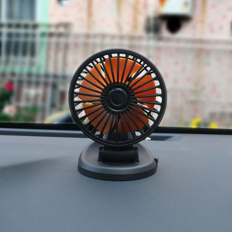 F409 Car Fan General Car Shaking Head Fan(Cigarette Lighter Port 24V) - Image 2