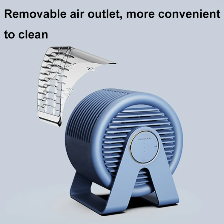 F7 Snail-shaped Desktop Mini Portable Bladeless Air Circulation Fan(White) - Image 4