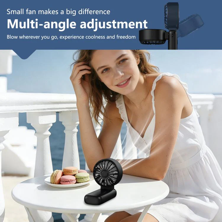 F9 Ice Compress Foldable Handheld Fan(Black) - Image 5