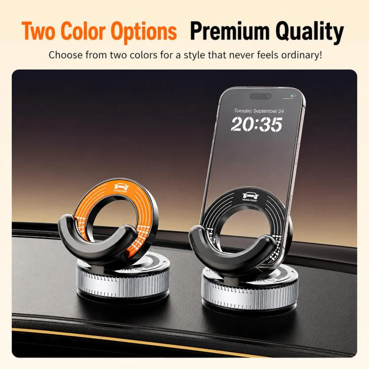 F9 Vacuum Suction Cup Phone Car Mount For Navigation Desktop Use, Style:Basic Model(Black) - Image 11