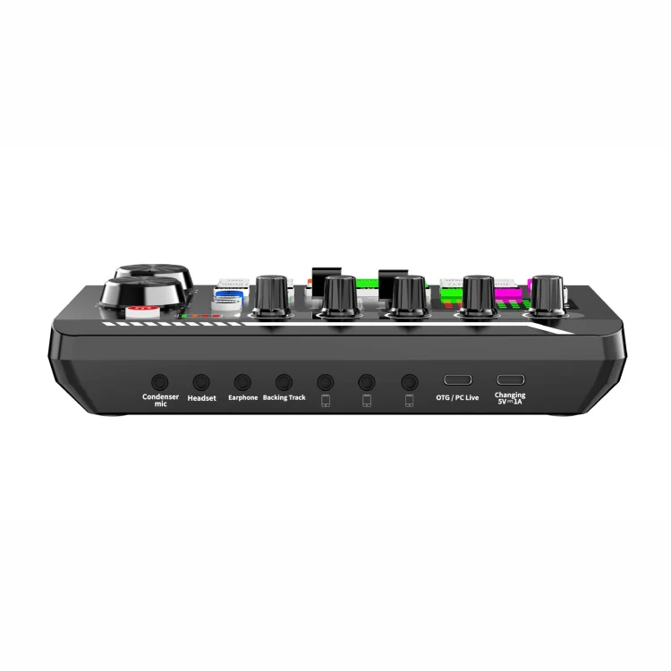 F998 Live Sound Card 16 Sound Effects Noise Reduction Mixers - Image 3