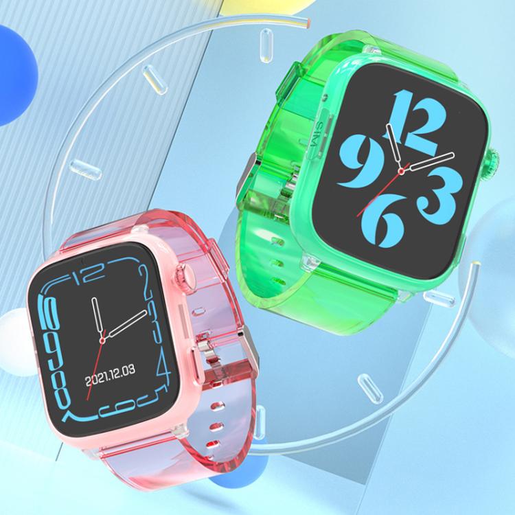 FA100 1.83-inch Screen 4G Network GPS Tracking Kids Smart Watch with Flashing Light(Green) - Image 2
