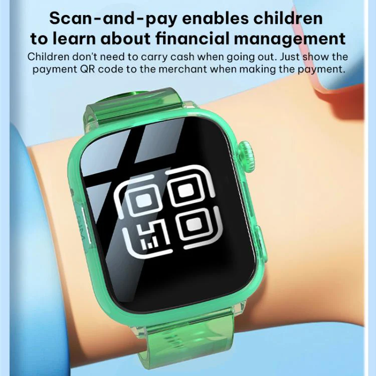 FA100 1.83-inch Screen 4G Network GPS Tracking Kids Smart Watch with Flashing Light(Pink) - Image 8