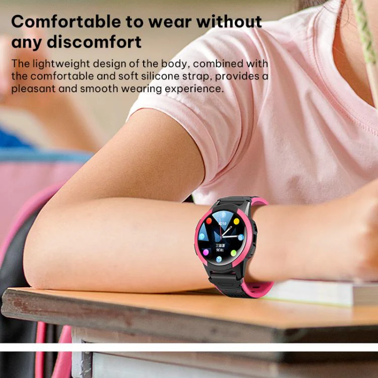 FA56 1.28-inch Screen 4G Network GPS Tracking Kids Smart Watch, Model:Eurasia-Africa Version(Black) - Image 12
