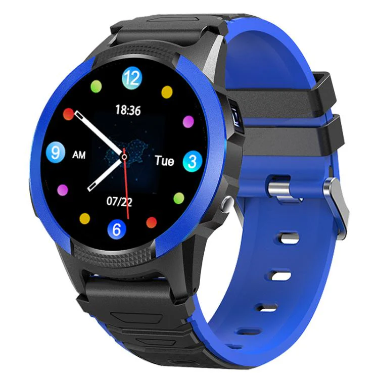 FA56 1.28-inch Screen 4G Network GPS Tracking Kids Smart Watch, Model:Eurasia-Africa Version(Blue)