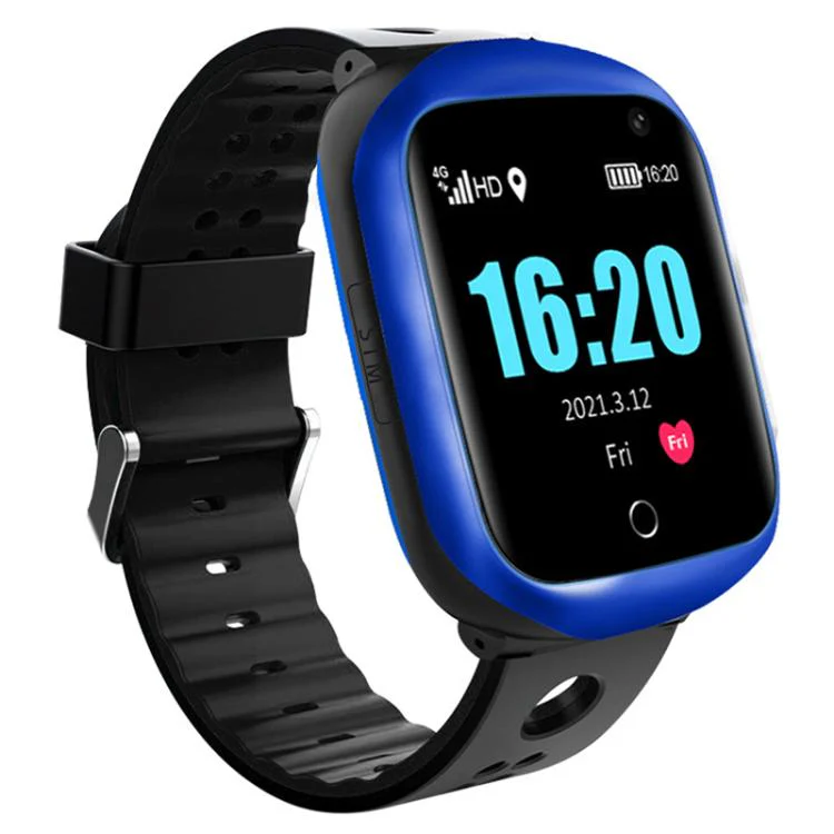 FA66 1.3-inch Screen 4G Network GPS Tracking Student Smart Watch, Model:Eurasia-Africa Version(Blue)