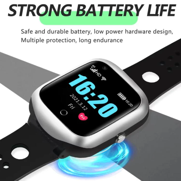FA66 1.3-inch Screen 4G Network GPS Tracking Student Smart Watch, Model:Eurasia-Africa Version(Blue) - Image 10