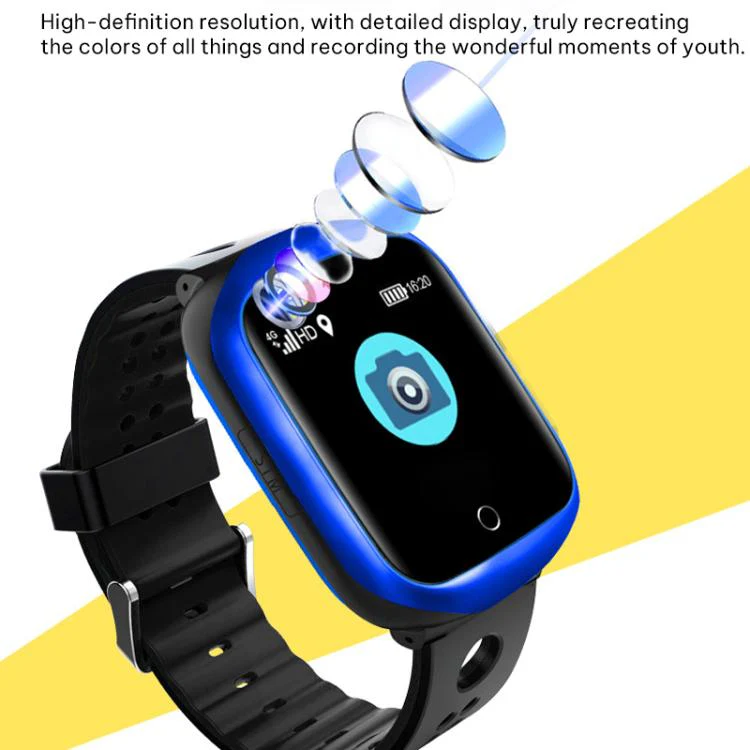 FA66 1.3-inch Screen 4G Network GPS Tracking Student Smart Watch, Model:Eurasia-Africa Version(Blue) - Image 9