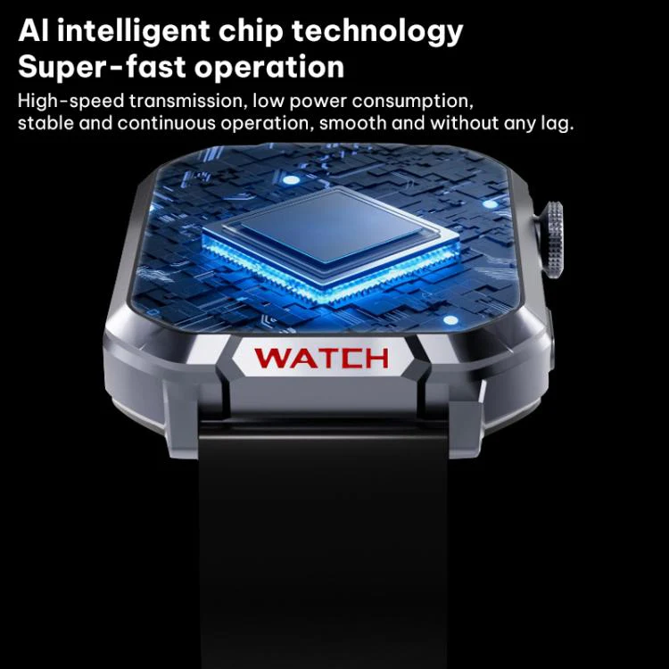 FA82S 1.83-inch 4G Network GPS Tracking Smart Watch Support Heart Rate / Blood Pressure Monitoring(Silver Black) - Image 4