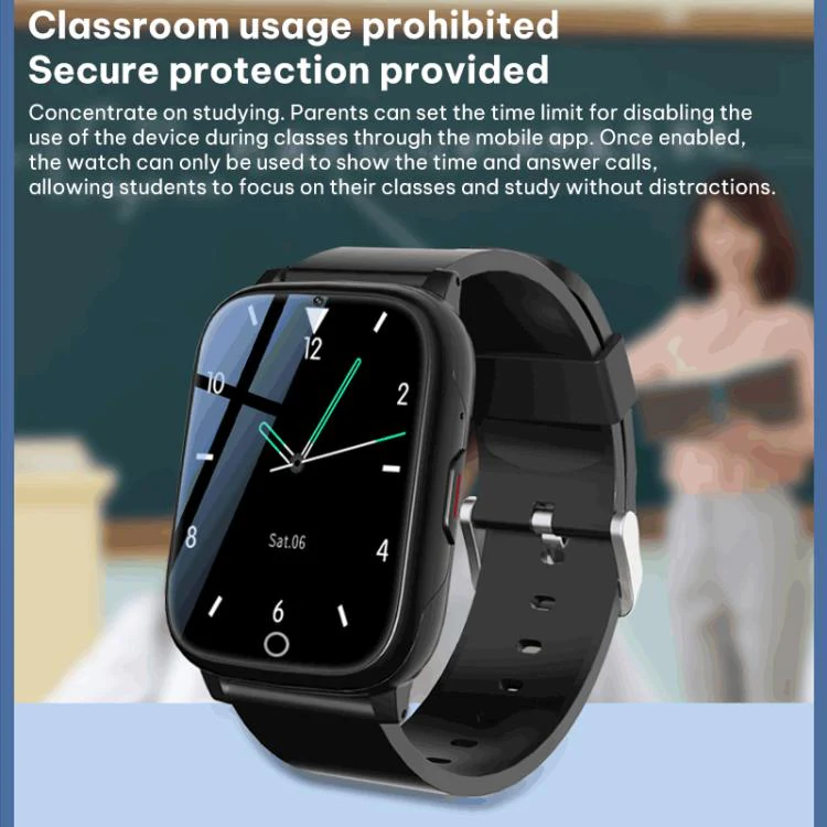 FA83 1.69-inch Screen 4G Network GPS Tracking Kids Smart Watch, Model:American Version(Green) - Image 9