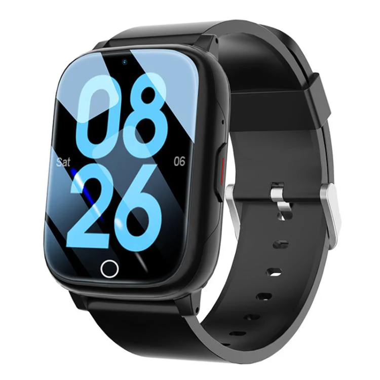 FA83S 1.69-inch 4G Network GPS Tracking Elderly Care Smart Watch Support Heart Rate / Blood Pressure Monitoring, Model:Eurasia-Africa Version(Black)