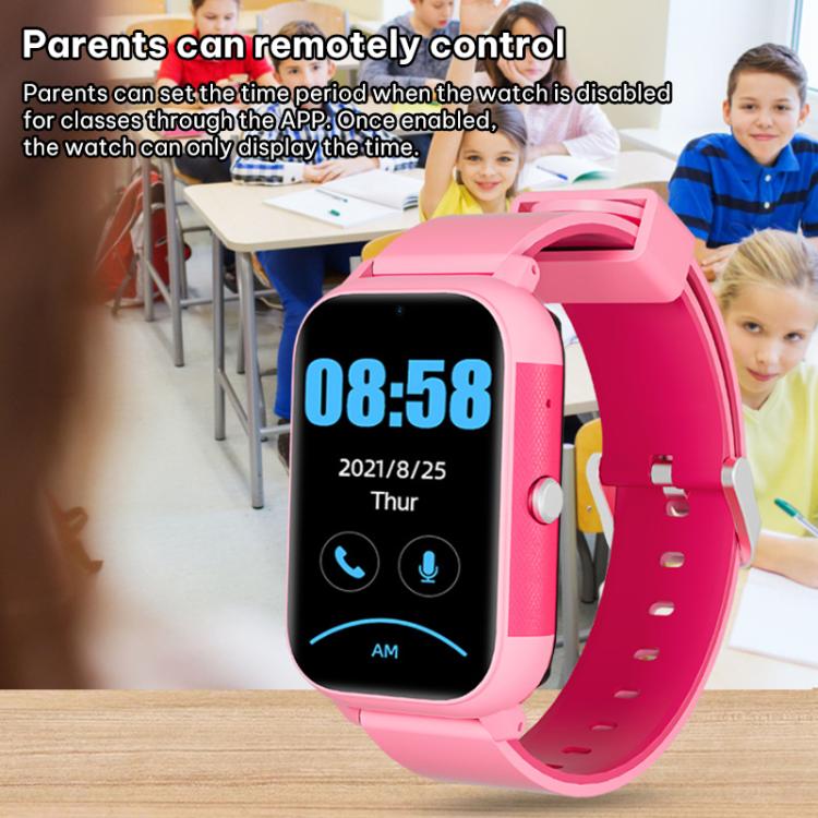 FA96 1.57-inch Screen 4G Network GPS Tracking Kids Smart Watch(Pink) - Image 10