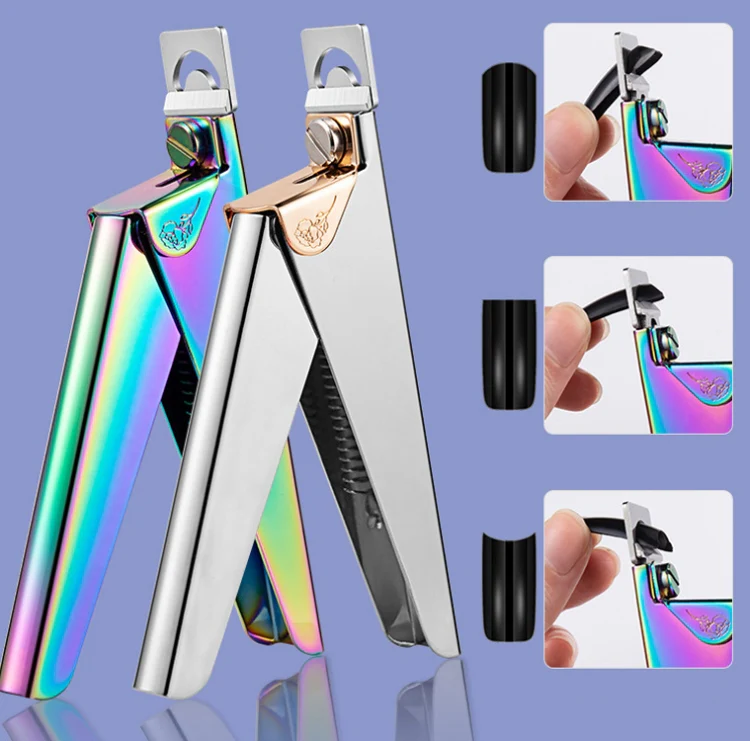 FABIYAN Nail Art Scissors Set Stainless Steel Nail Clippers Dead Skin Scissors Remover Steel Push, Specification: Set 4 - Image 4