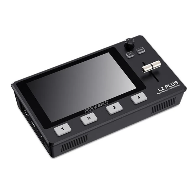 FEELWORLD L2 Plus Multi-camera Video Mixer Switcher with 5.5 inch Screen(UK Plug) - Image 2