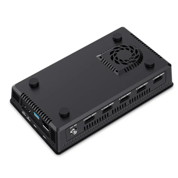 FEELWORLD L2 Plus Multi-camera Video Mixer Switcher with 5.5 inch Screen(UK Plug) - Image 3