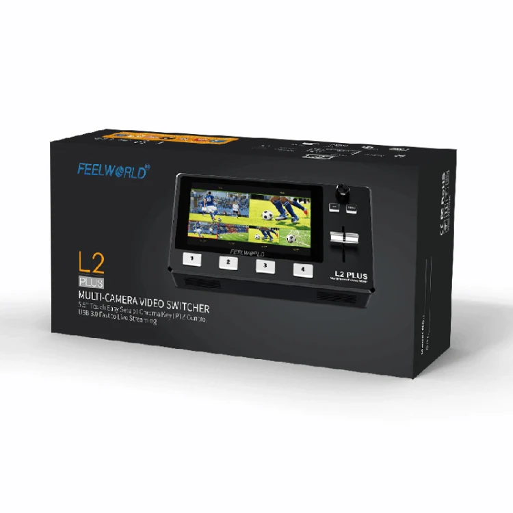 FEELWORLD L2 Plus Multi-camera Video Mixer Switcher with 5.5 inch Screen(UK Plug) - Image 9
