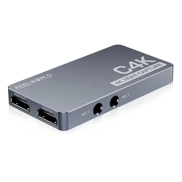 FEEWORLD C4K Video Capture 4K HDMI 60Hz In and Out USB-C Plug and Play for Streaming Gaming Video Conference - Image 3