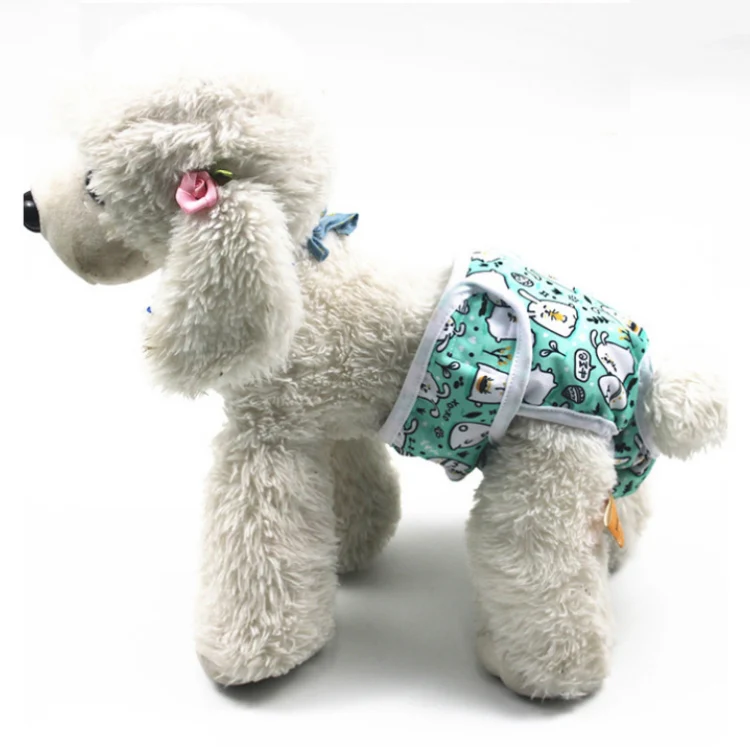 Female Dog Physiological Pants Dog Estrus Anti-Harassment Pants, Size: L(Rabbit Eat Radish)