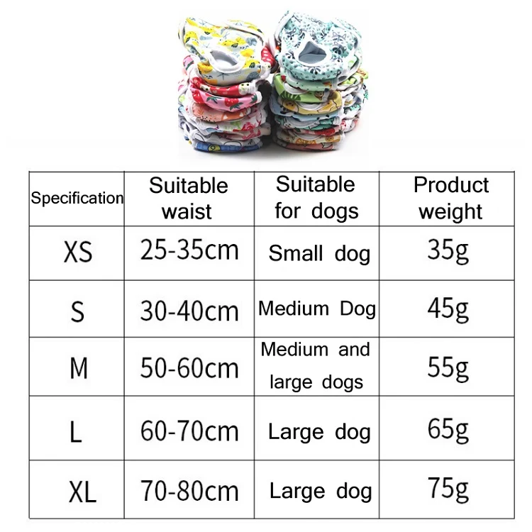 Female Dog Physiological Pants Dog Estrus Anti-Harassment Pants, Size: L(Small Apple) - Image 5