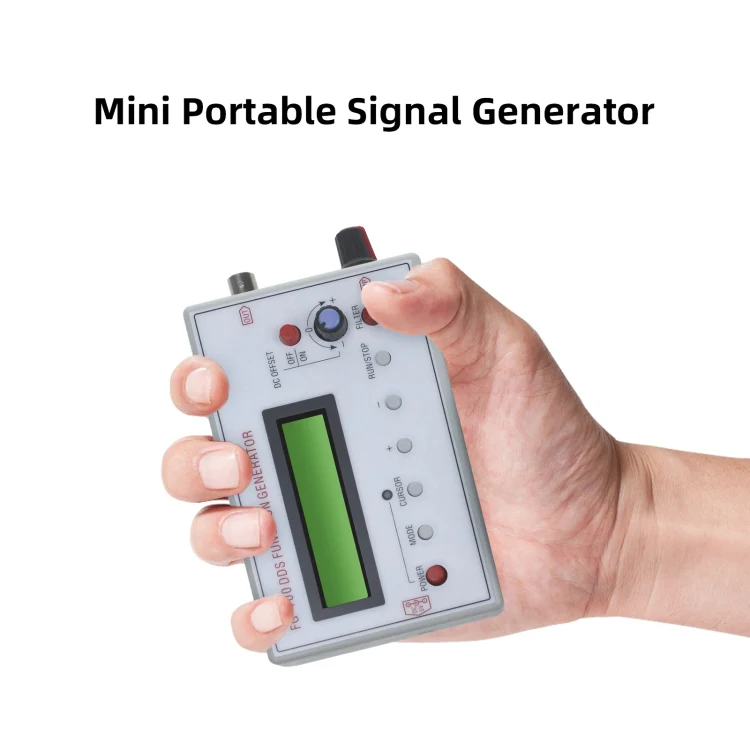 FG-100 1Hz-500kHz DDS Function Signal Generator Frequency Counter(White) - Image 5