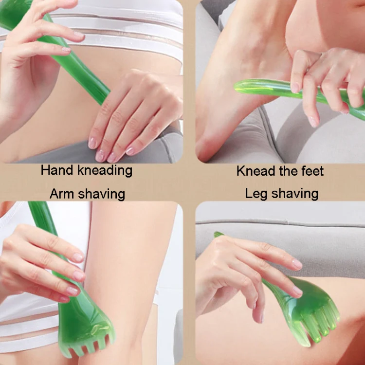 Five Claws Massager Meridian Stress Reducing Massage Comb(Green) - Image 6