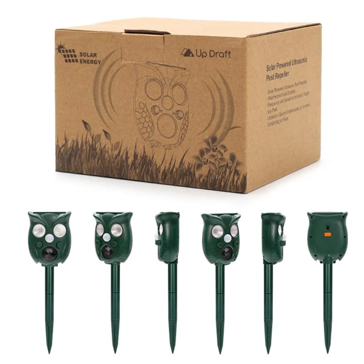 Five-Level Frequency-Adjustable Outdoor Ultrasonic Solar-Powered Animal Repellent(709) - Image 10