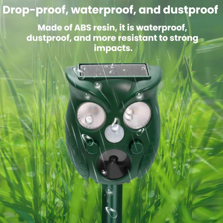 Five-Level Frequency-Adjustable Outdoor Ultrasonic Solar-Powered Animal Repellent(709) - Image 5