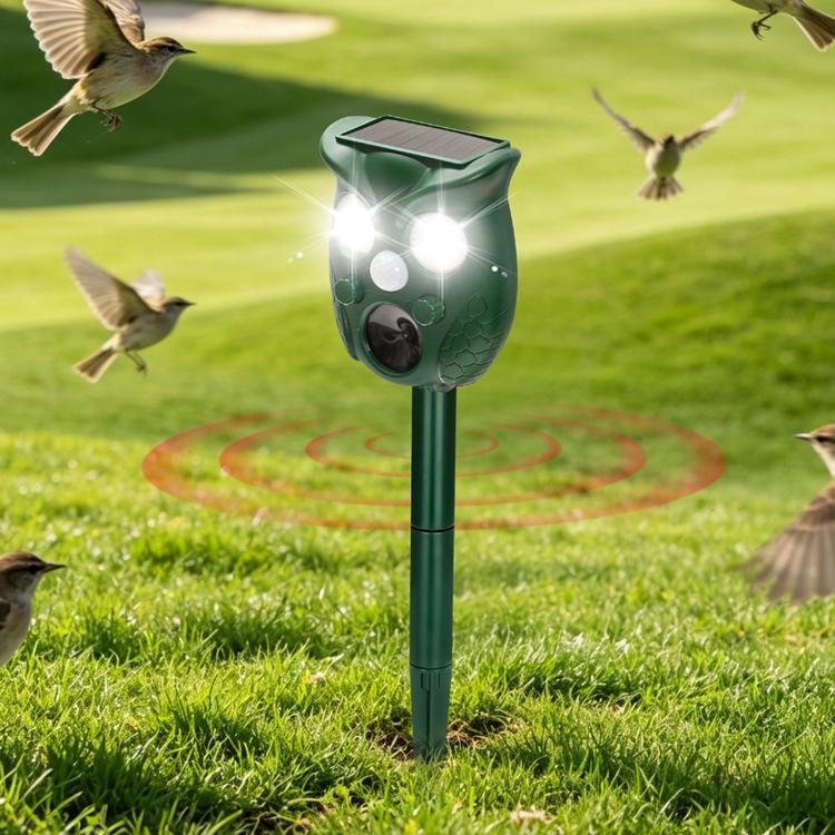Five-Level Frequency-Adjustable Outdoor Ultrasonic Solar-Powered Animal Repellent(709) - Image 9