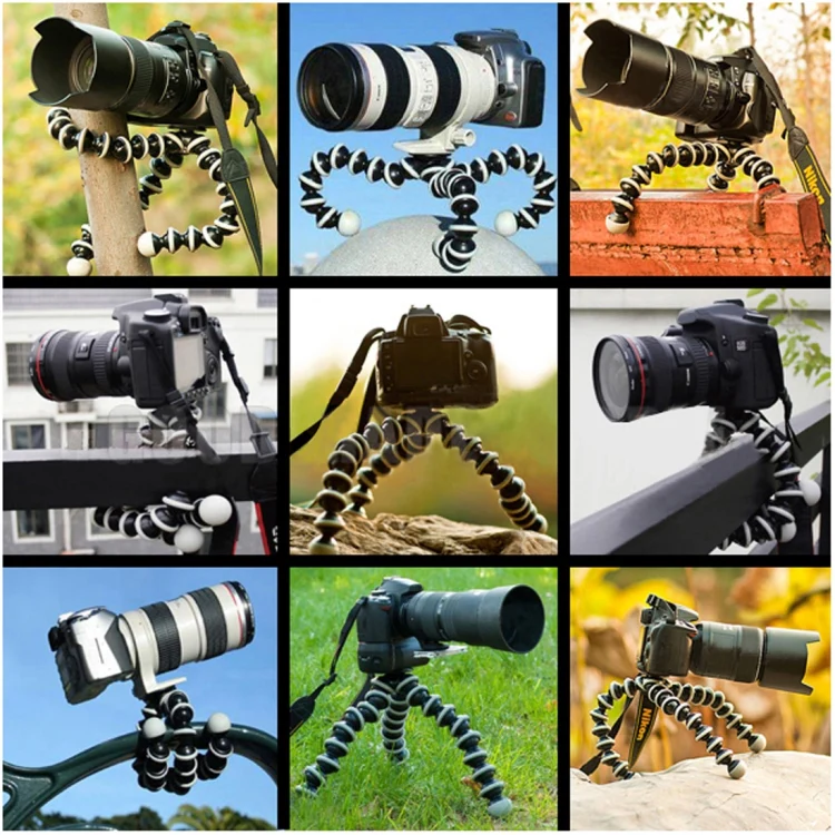 Flexible Grip Digital Camera Tripod (Load: 3kgs)(Black) - Image 10