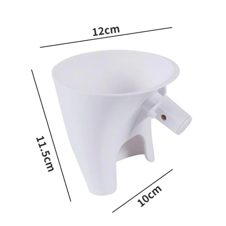 Flour Funnel For KitchenAid 5 Quart Stand Mixer Attachment(White) - Image 7