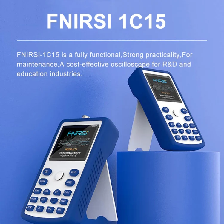FNIRSI 1C15 Handheld Mini Portable Digital Oscilloscope With EU Plug - Image 2