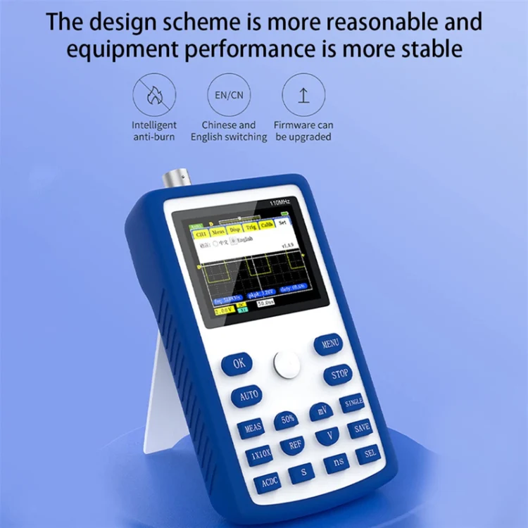 FNIRSI 1C15 Handheld Mini Portable Digital Oscilloscope With EU Plug - Image 7