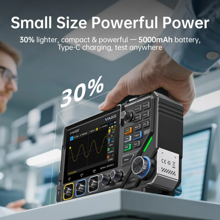 FNIRSI 3 In 1 Digit Digital Oscilloscope 4.5 Multimeter Signal Generator(English) - Image 4