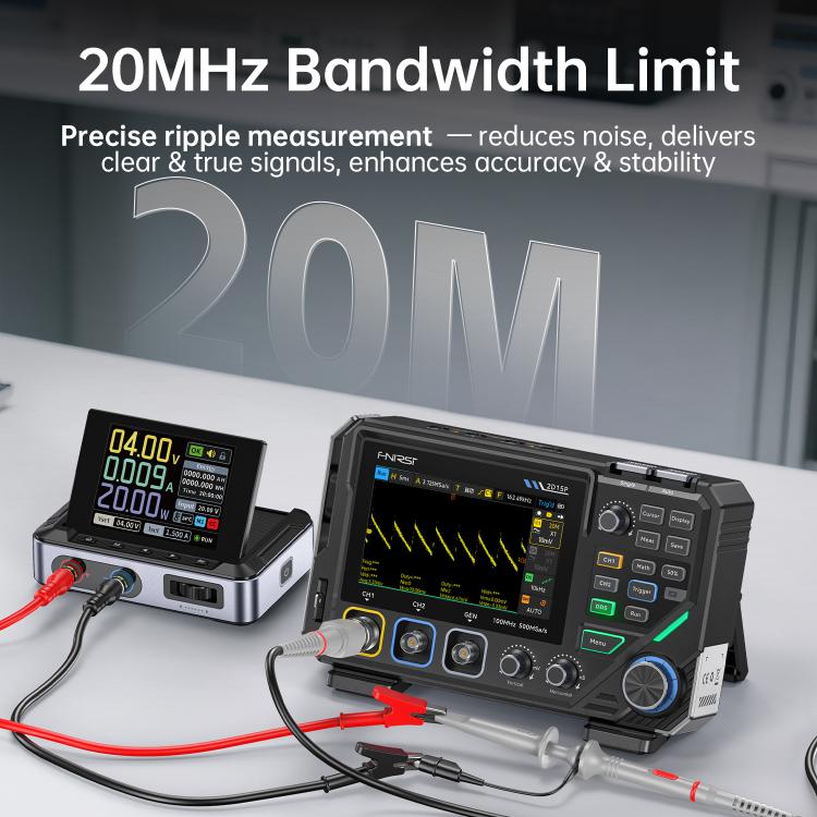 FNIRSI 3 In 1 Digit Digital Oscilloscope 4.5 Multimeter Signal Generator(English) - Image 5